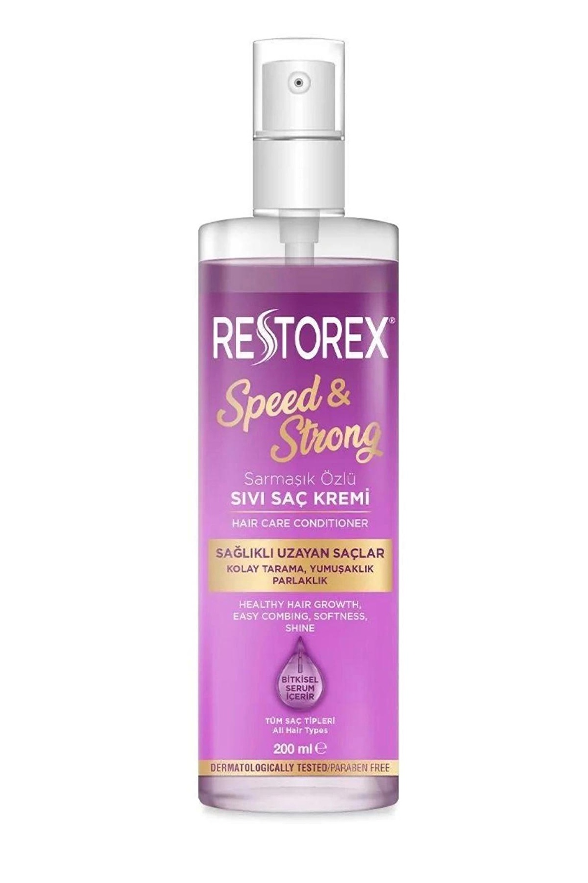 Restorex Sağlıklı Uzama Etkili Sıvı Saç Kremi Sprey 200 ml